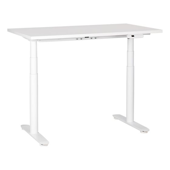 Elektriskt höj- och sänkbart skrivbord DESTINAS 120 cm 72 cm Vit