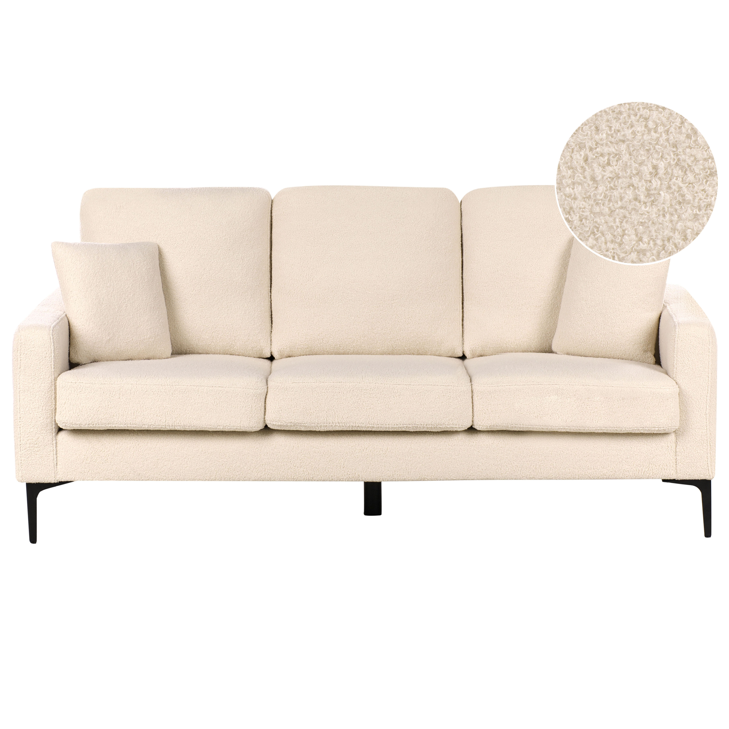 Soffa 3-sits GAVLE Bouclé Beige