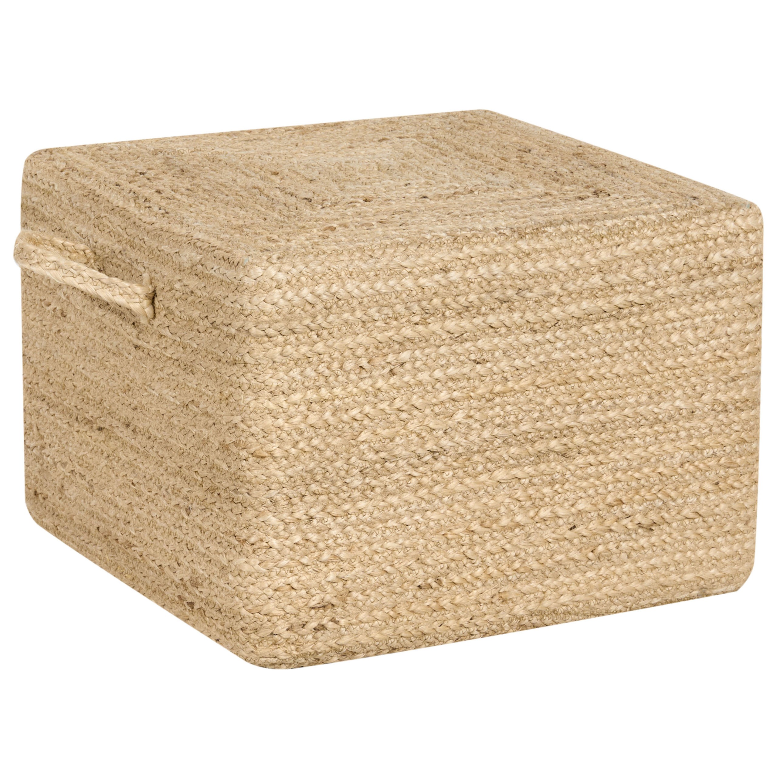 Sittpuff DHADAR Jute Naturlig