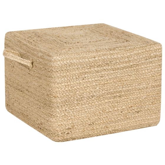 Sittpuff DHADAR Jute Naturlig