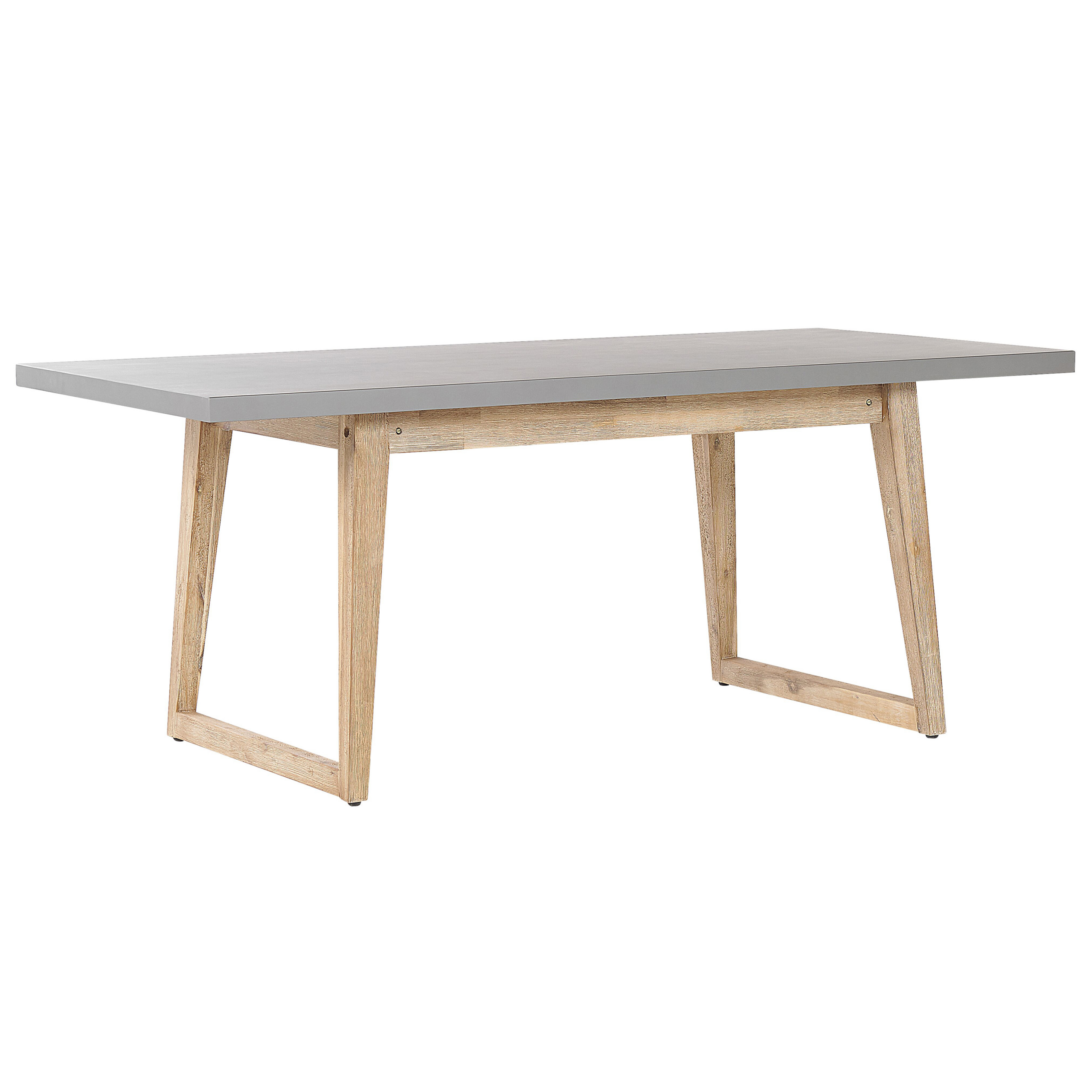 Trädgårdsmatbord ORIA 180 cm 90 cm Betong Grå