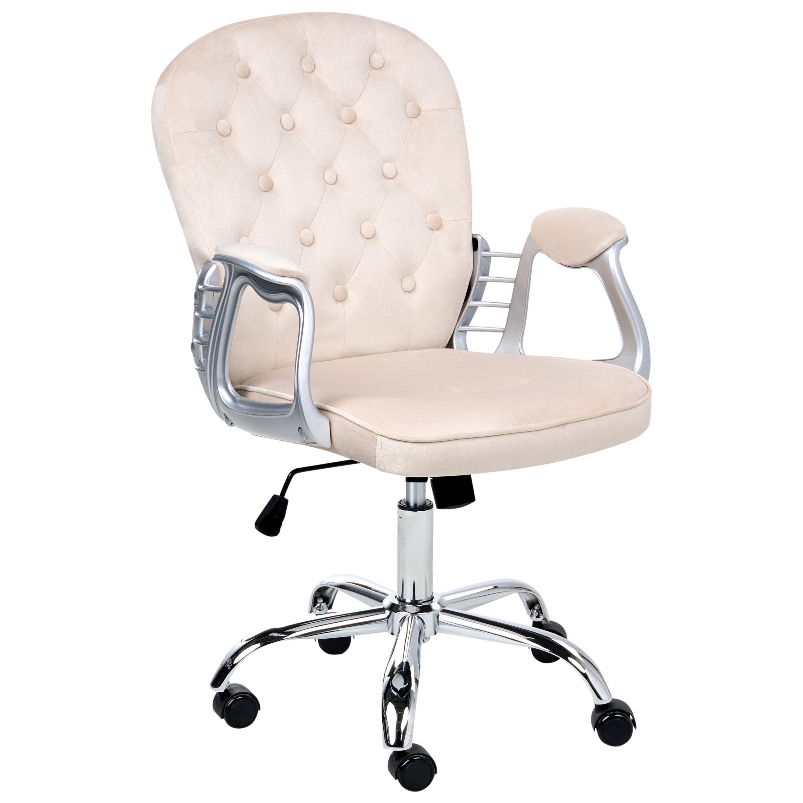 Skrivbordsstol PRINCESS Sammet Beige