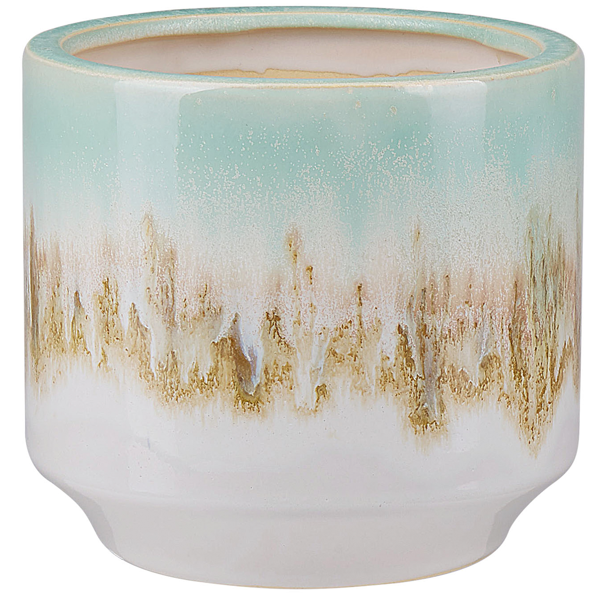 Blomvas CYME 15 cm Stengods Mintgrön