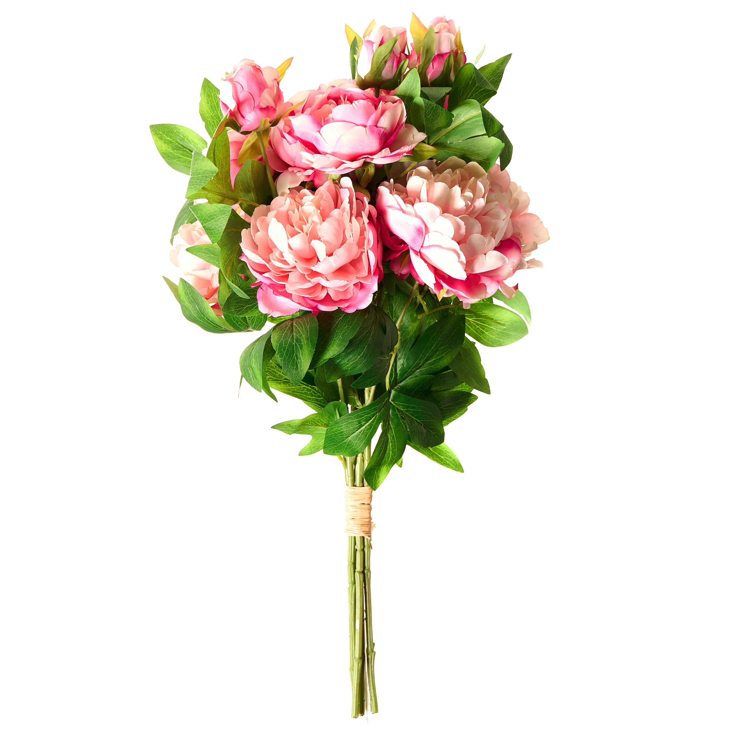 Konstgjord blomsterbukett COLARES 62 cm Rosa