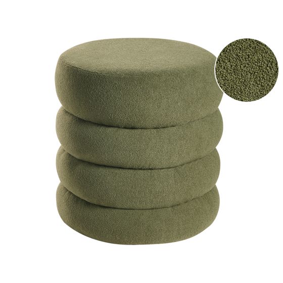 Sittpuff SUMPTER Bouclé Grön