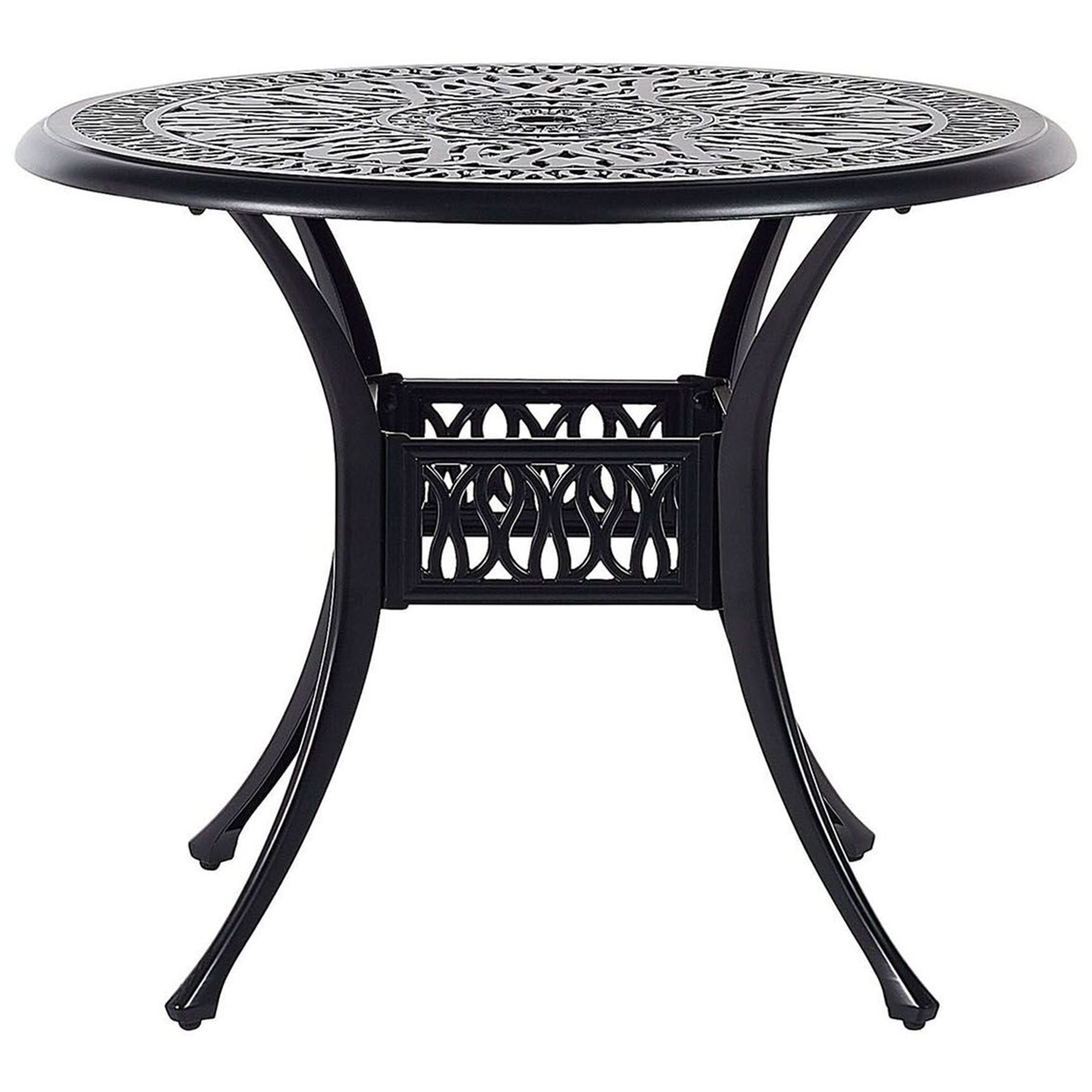 Bistrobord ANCONA 90 cm 90 cm Metall Svart