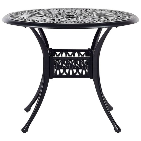 Bistrobord ANCONA 90 cm 90 cm Metall Svart