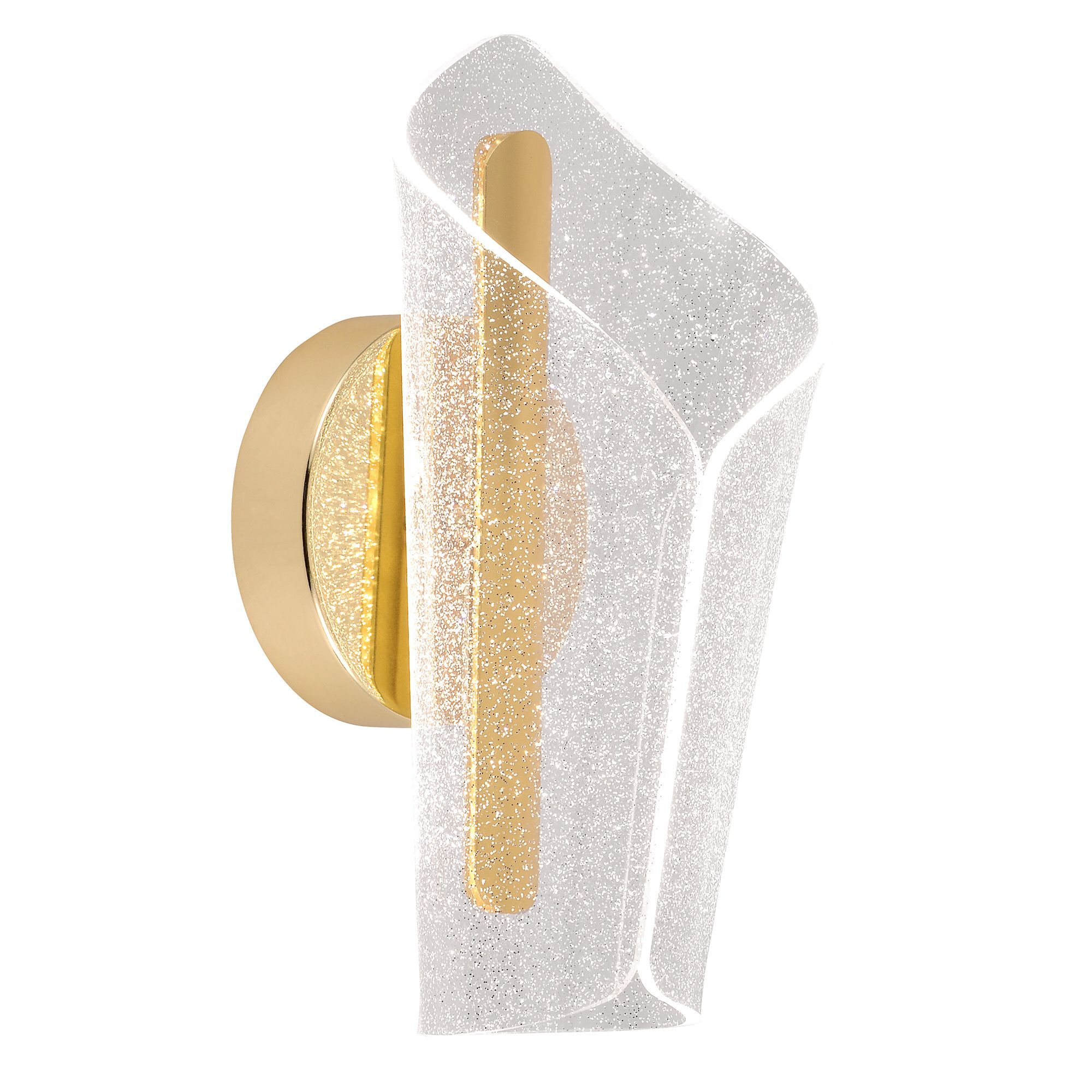 TOOLIGHT vägglampa G030-W LED Guld 23x13x23cm