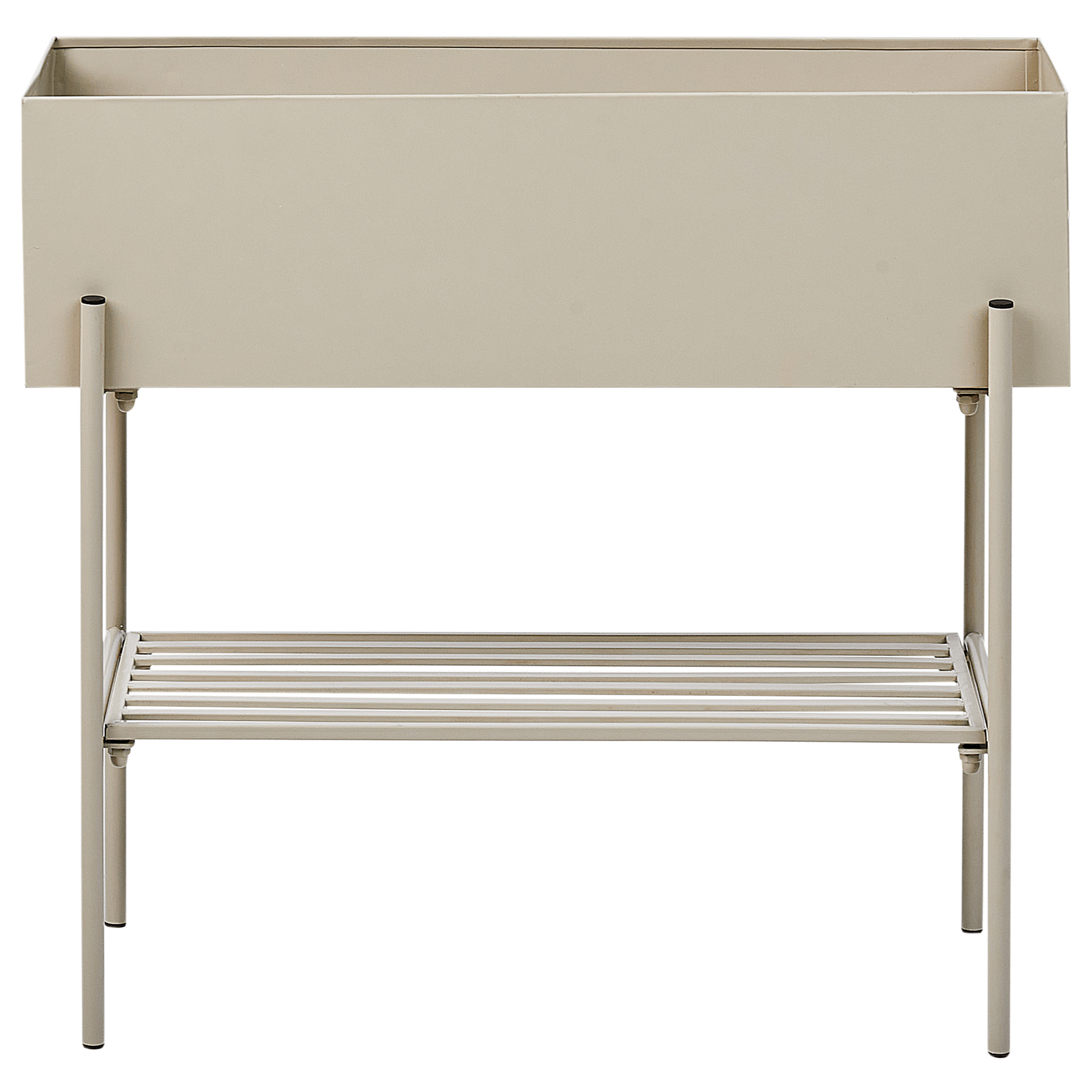 Upphöjd växtkruka VINCA 70 cm Metall Beige