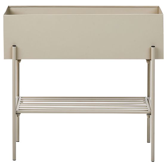 Upphöjd växtkruka VINCA 70 cm Metall Beige