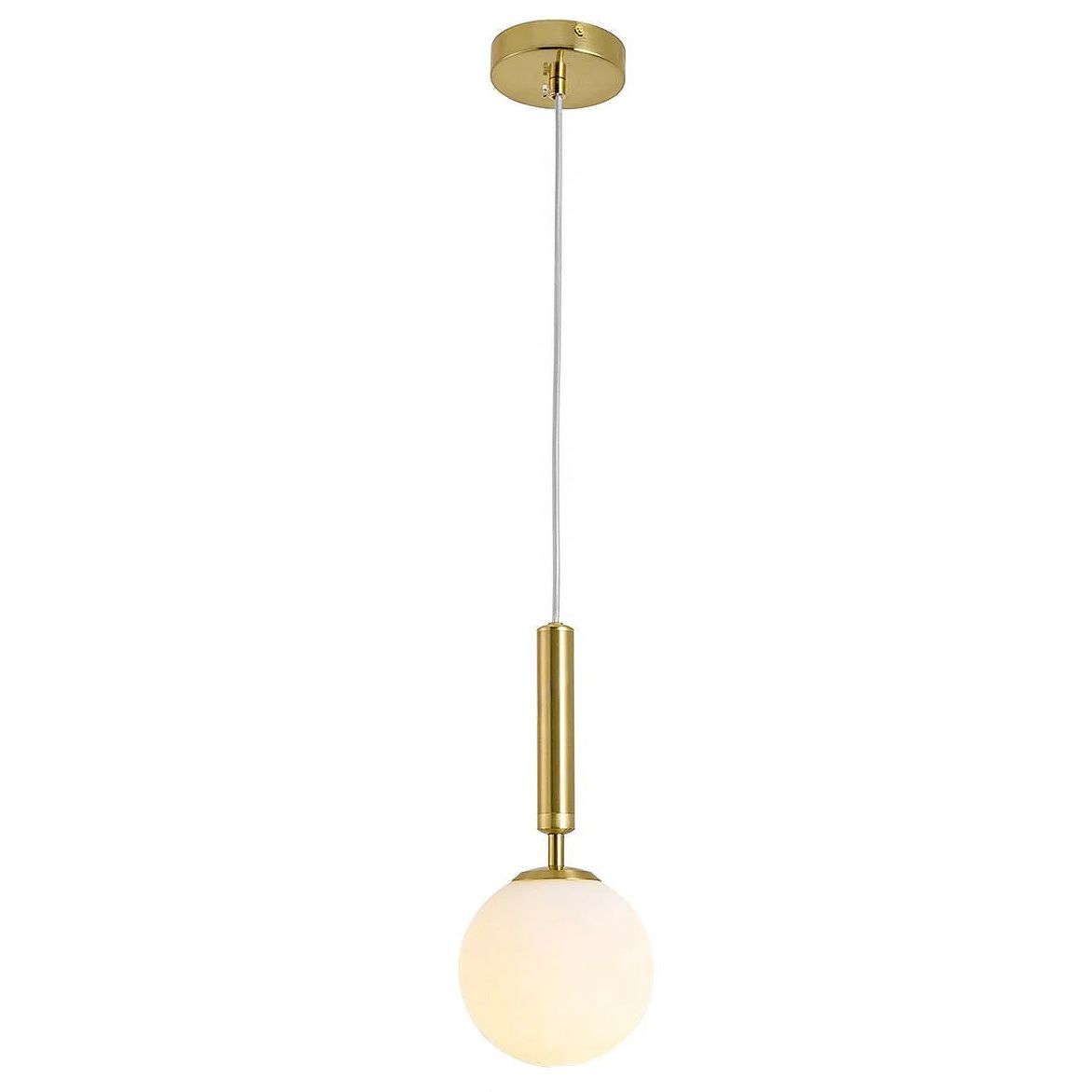 TOOLIGHT hängande taklampa G108-1W Guld/Vit 36x15x126cm