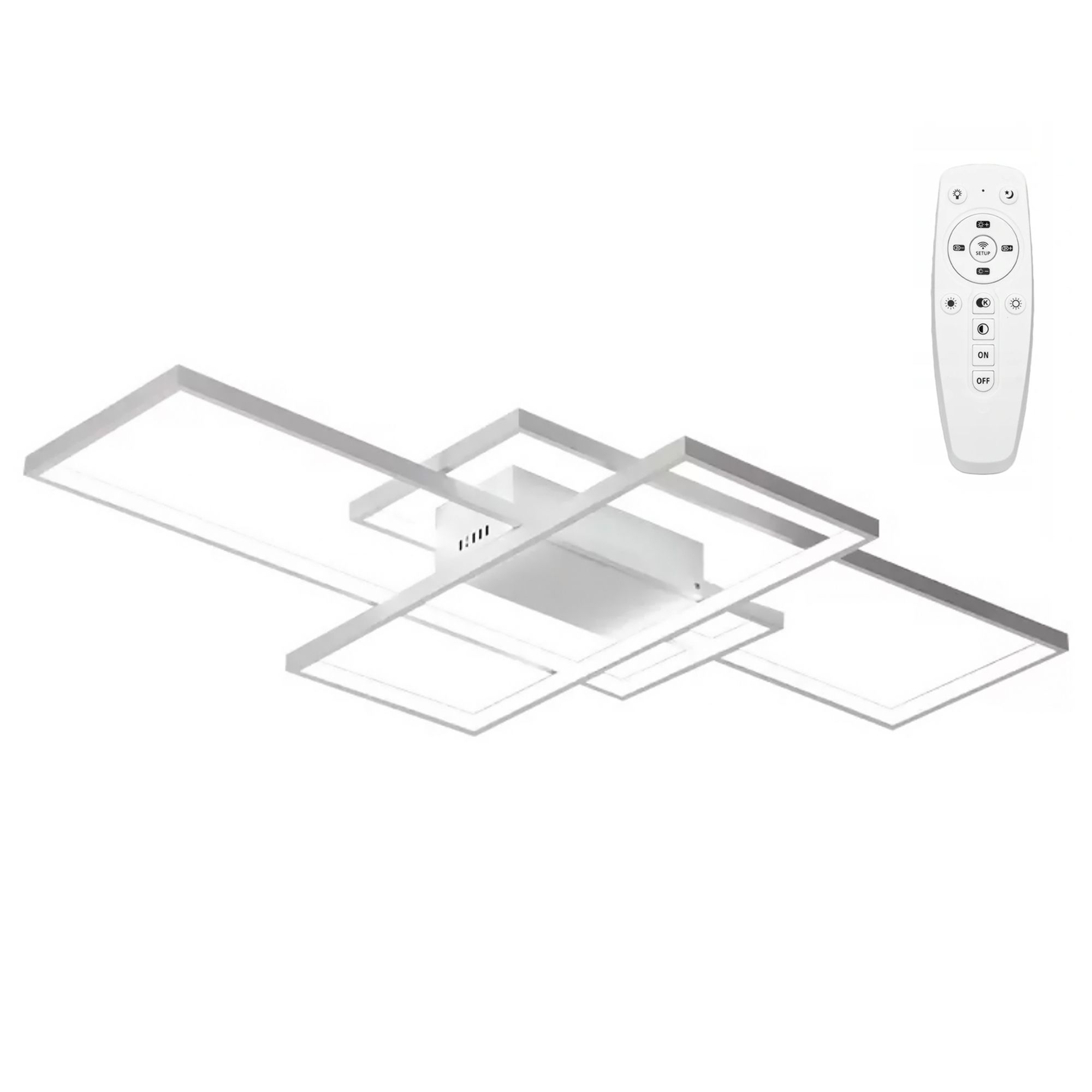 TOOLIGHT taklampa APP660 LED Vit 90x90x6,5cm