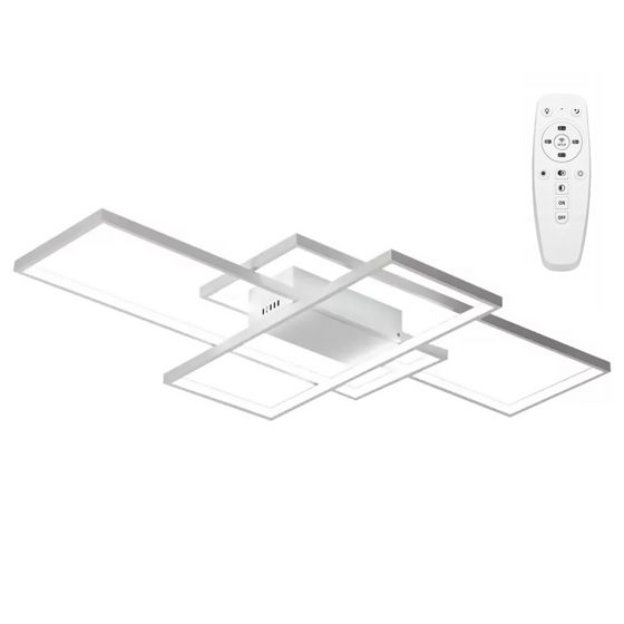 TOOLIGHT taklampa APP660 LED Vit 90x90x6,5cm