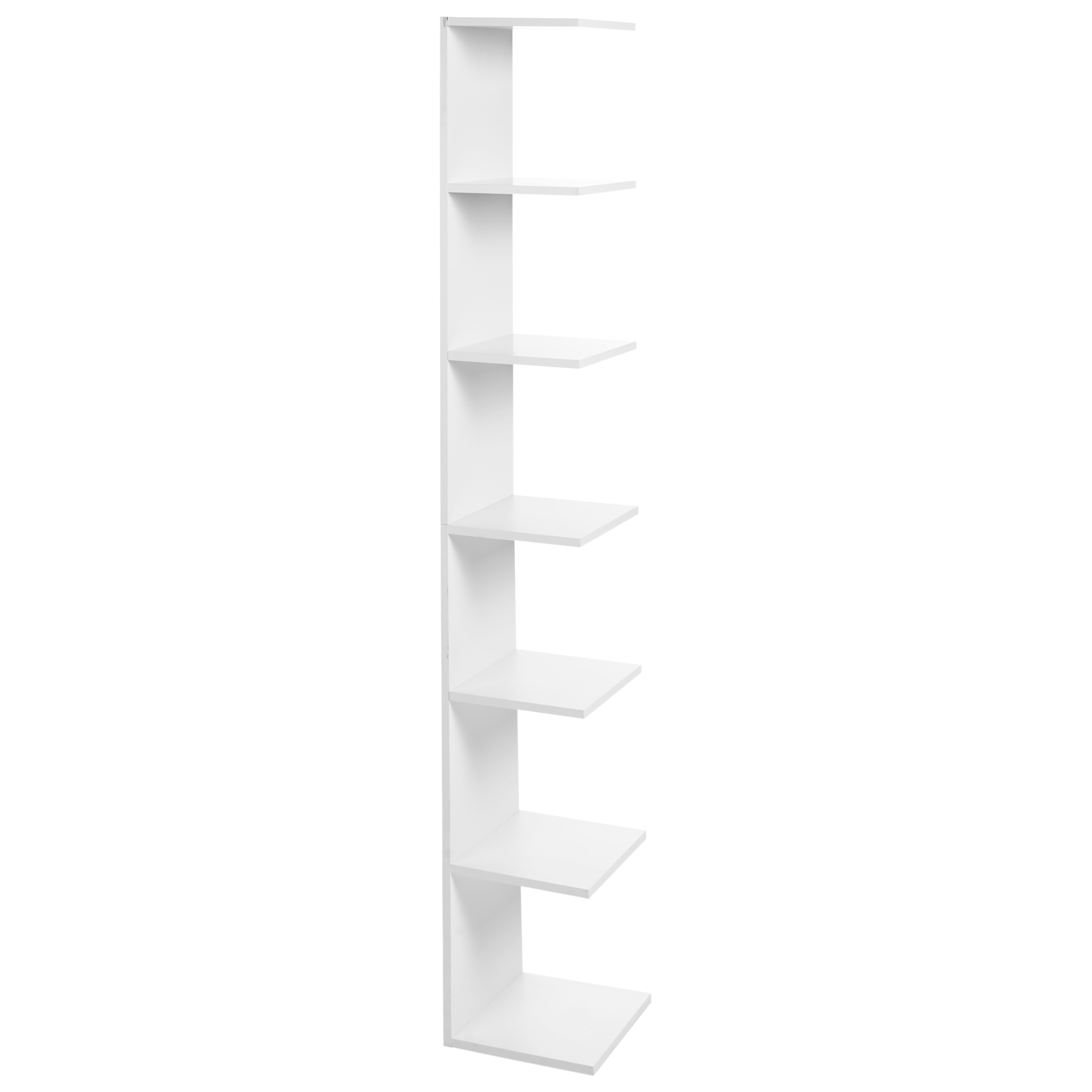Väggbokhylla ESTON 190 cm Vit