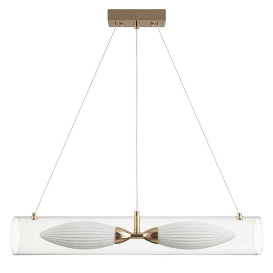 TOOLIGHT hängande taklampa G152-2CP Guld 58x10x11cm