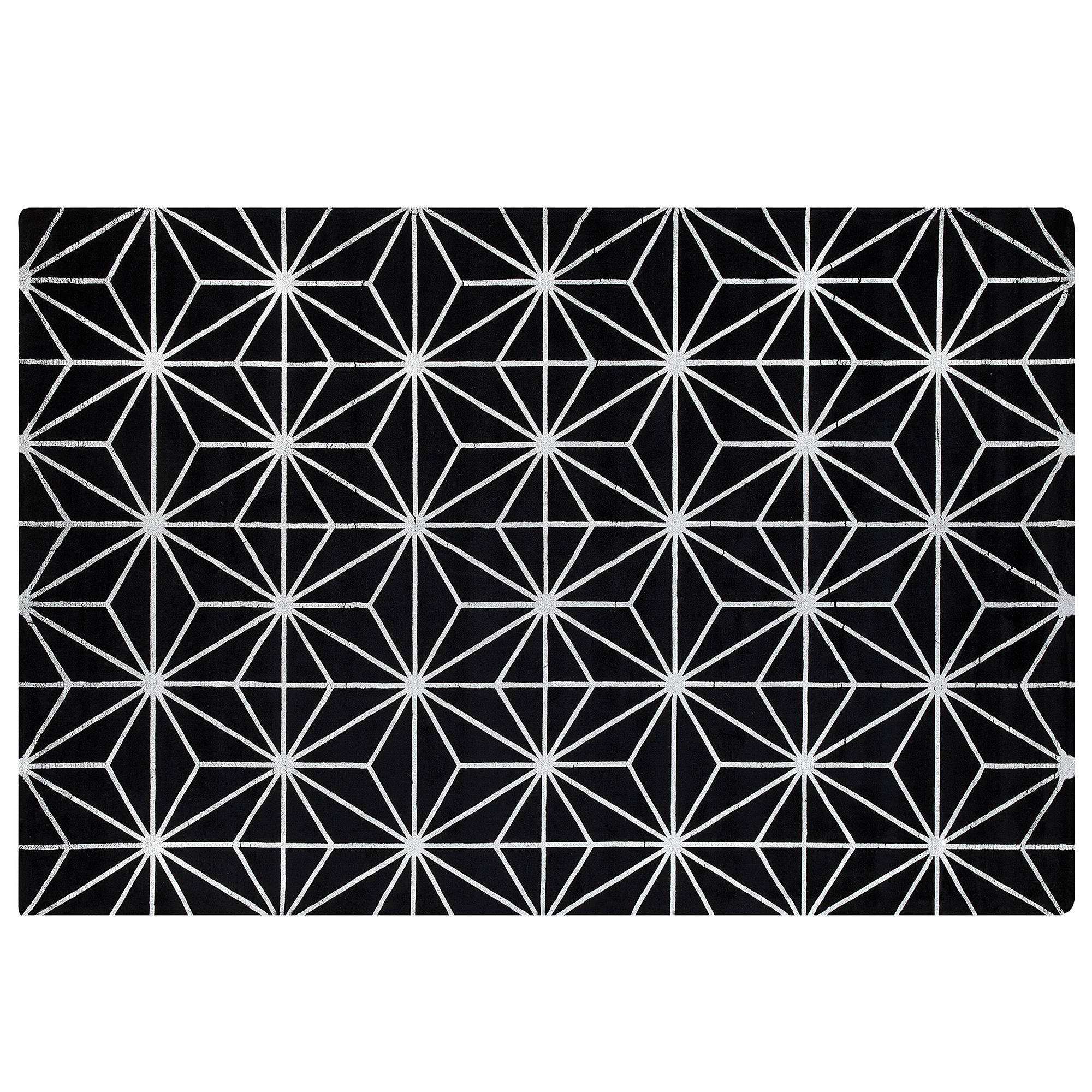 Matta SIBEL Svart 140 x 200 cm Viskos