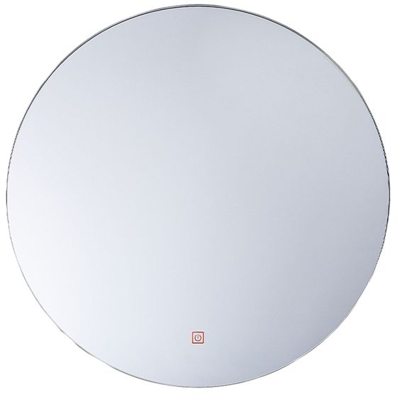 Badrumsspegel med LED CALLAC 60 cm 60 cm Silver