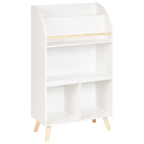 Bokhylla med 3 hyllor LILOET 102 cm Vit
