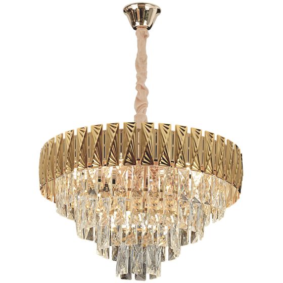TOOLIGHT hängande taklampa G059-CP 50CM Guld 47x47x30cm