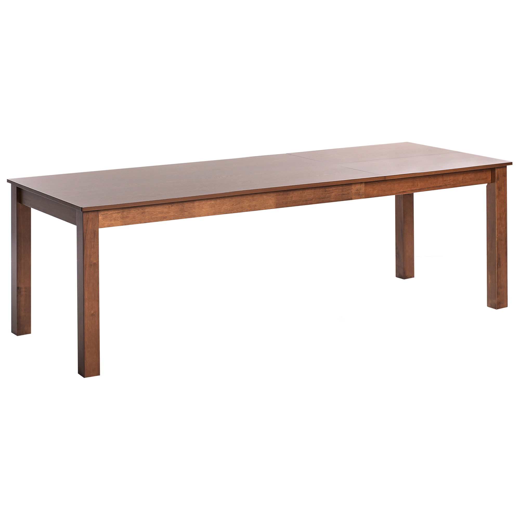 Förlängningsbart matbord MADURA Mörk askfanér 160/240 cm 90 cm
