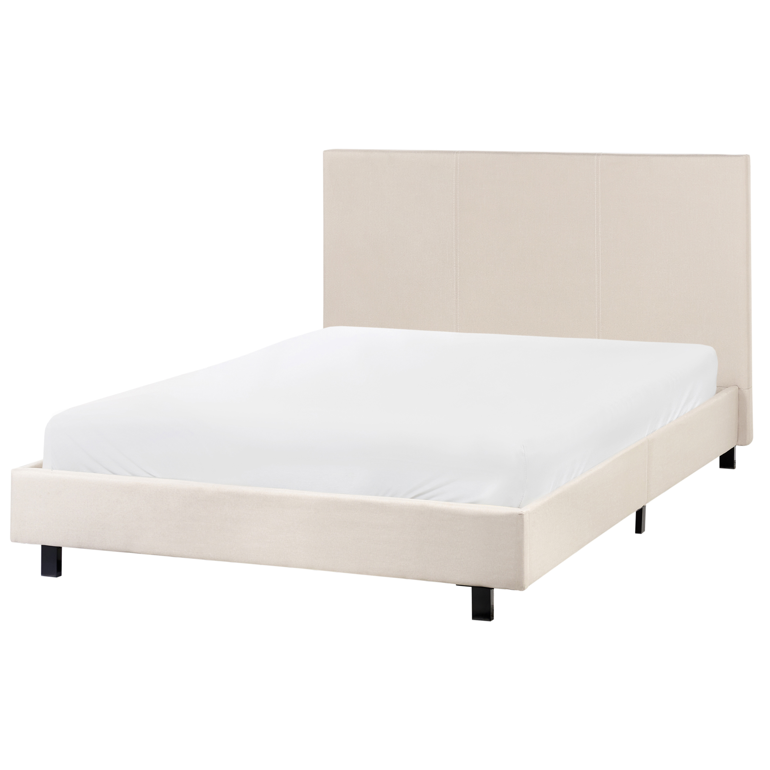 Säng med lamellram ALBI 120 x 200 cm Beige
