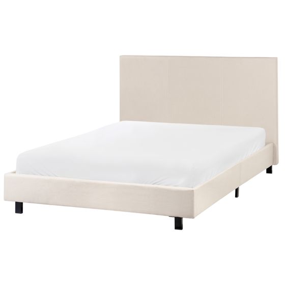 Säng med lamellram ALBI 120 x 200 cm Beige