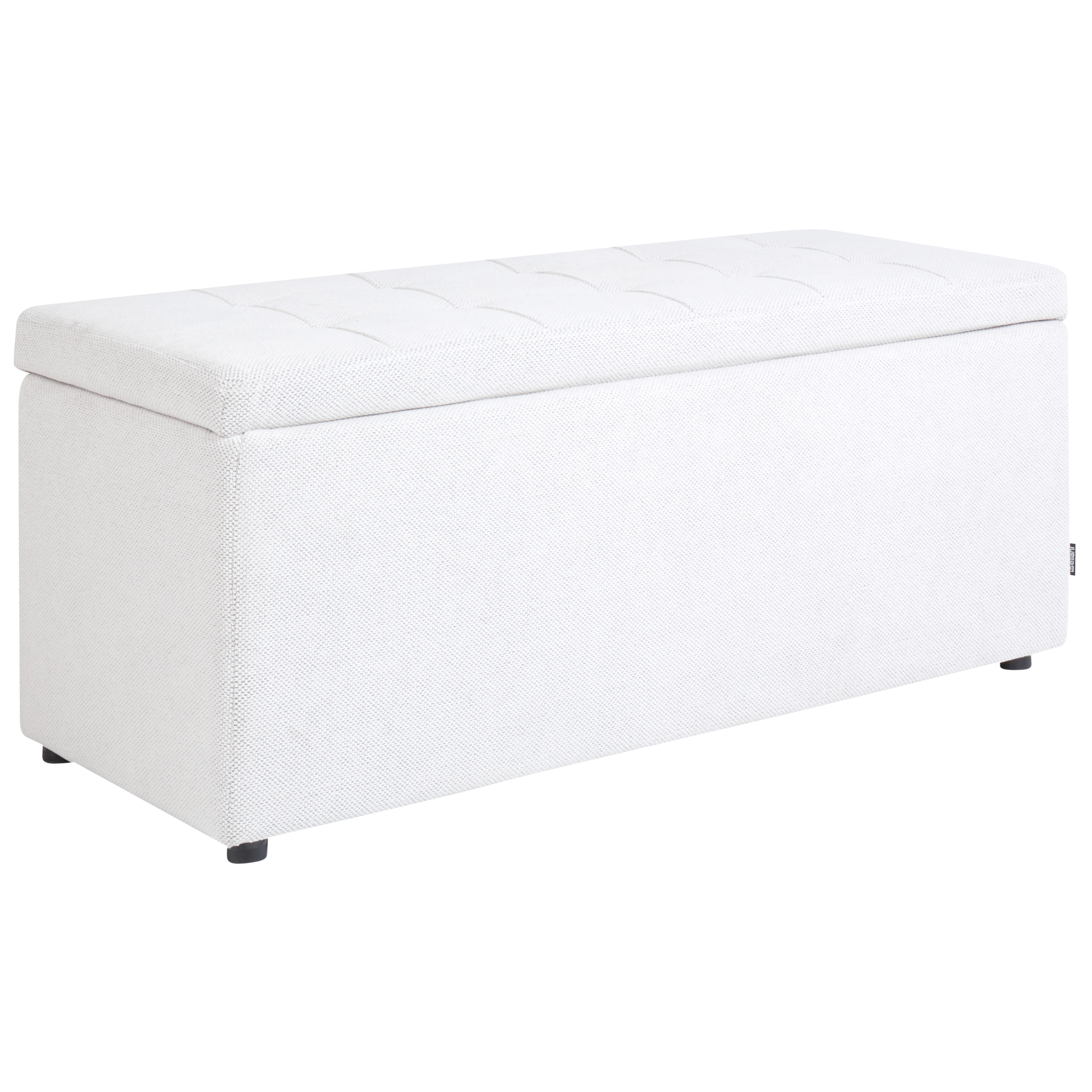 Fotpall med förvaring OREM Off-White