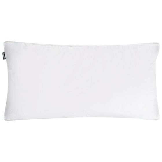 Sängkudde VIHREN Låg 40 x 80 cm Ankfjädrar och dun Vit