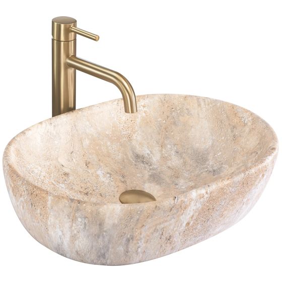 REA Bänkskål Amelia Savana Matt Beige, 48x34,5x13,6cm