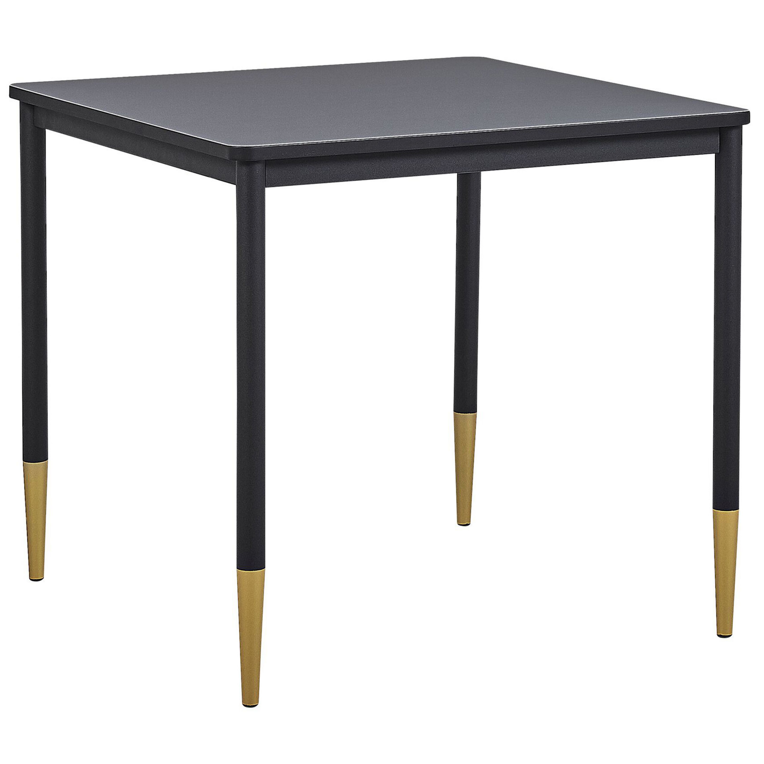 Matbord SHALFORD Svart 80 cm 80 cm