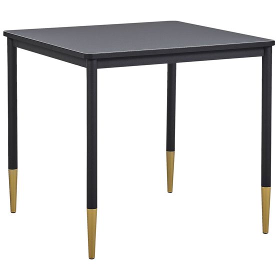 Matbord SHALFORD Svart 80 cm 80 cm