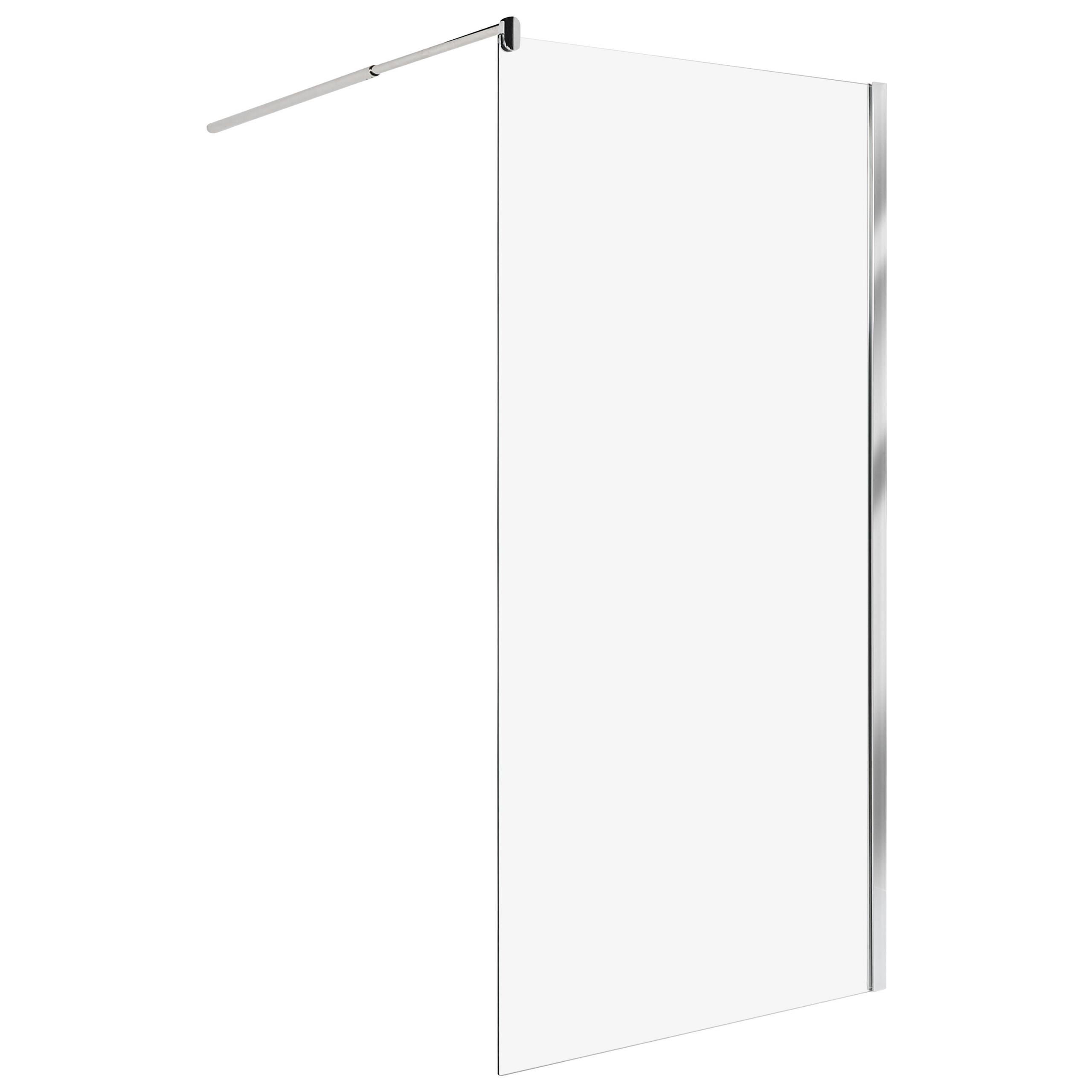 Duschskärm AHAUS 1000 x 1900 mm Silver