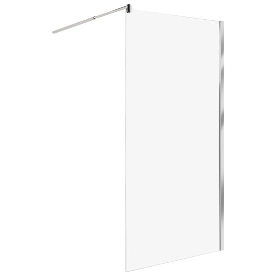 Duschskärm AHAUS 1000 x 1900 mm Silver