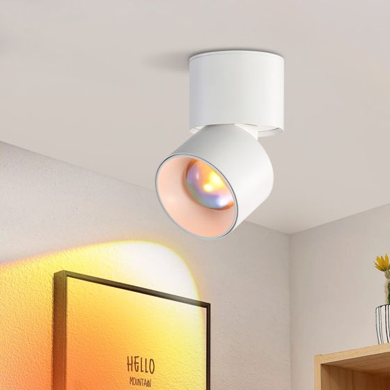 NETTLIFE LED - spotlight för solnedgång 350° roterande modern sovrum för inomhus vardagsrum trappa barnrum