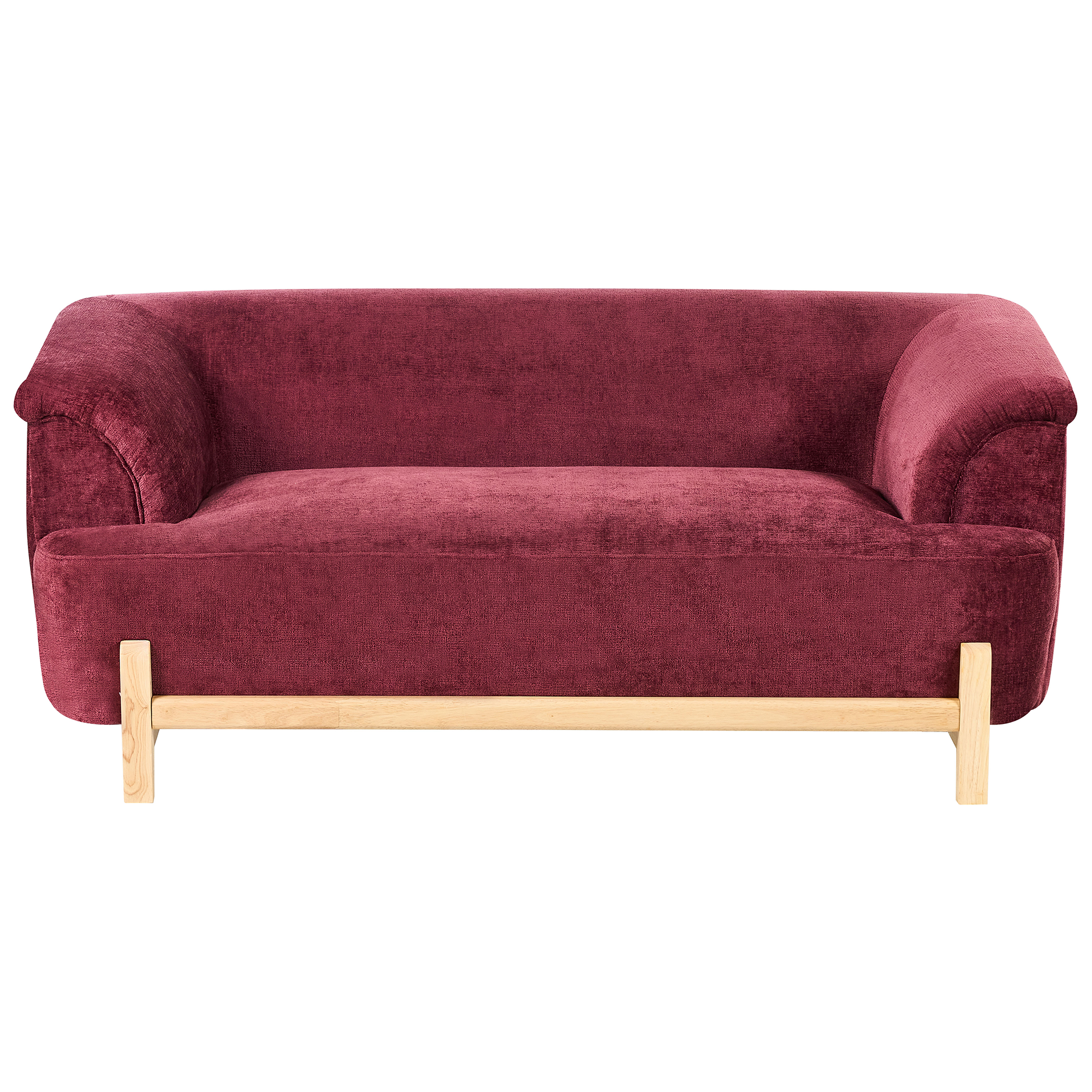 Soffa 2-sits ALNOR Chenille Vinröd