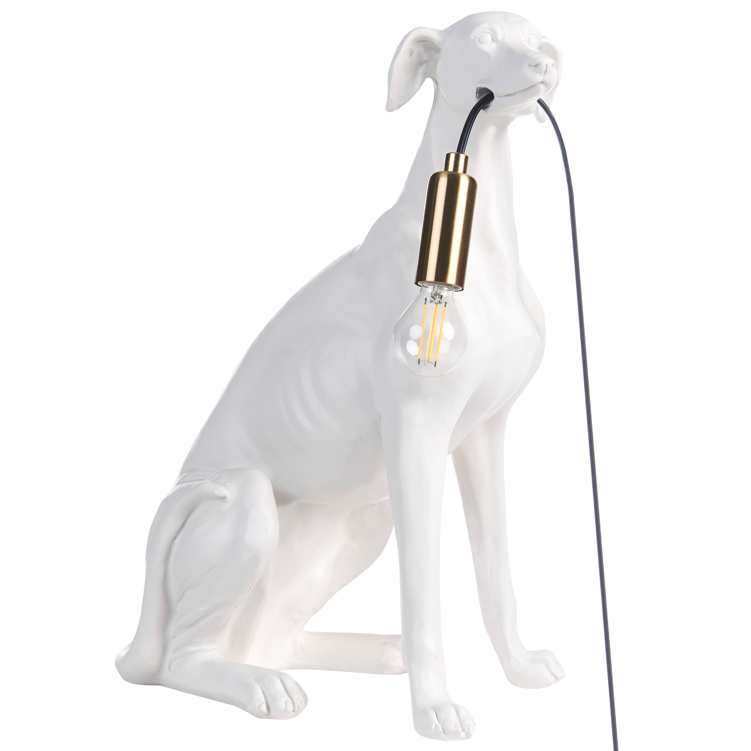 Bordslampa Hund SPRINT Vit