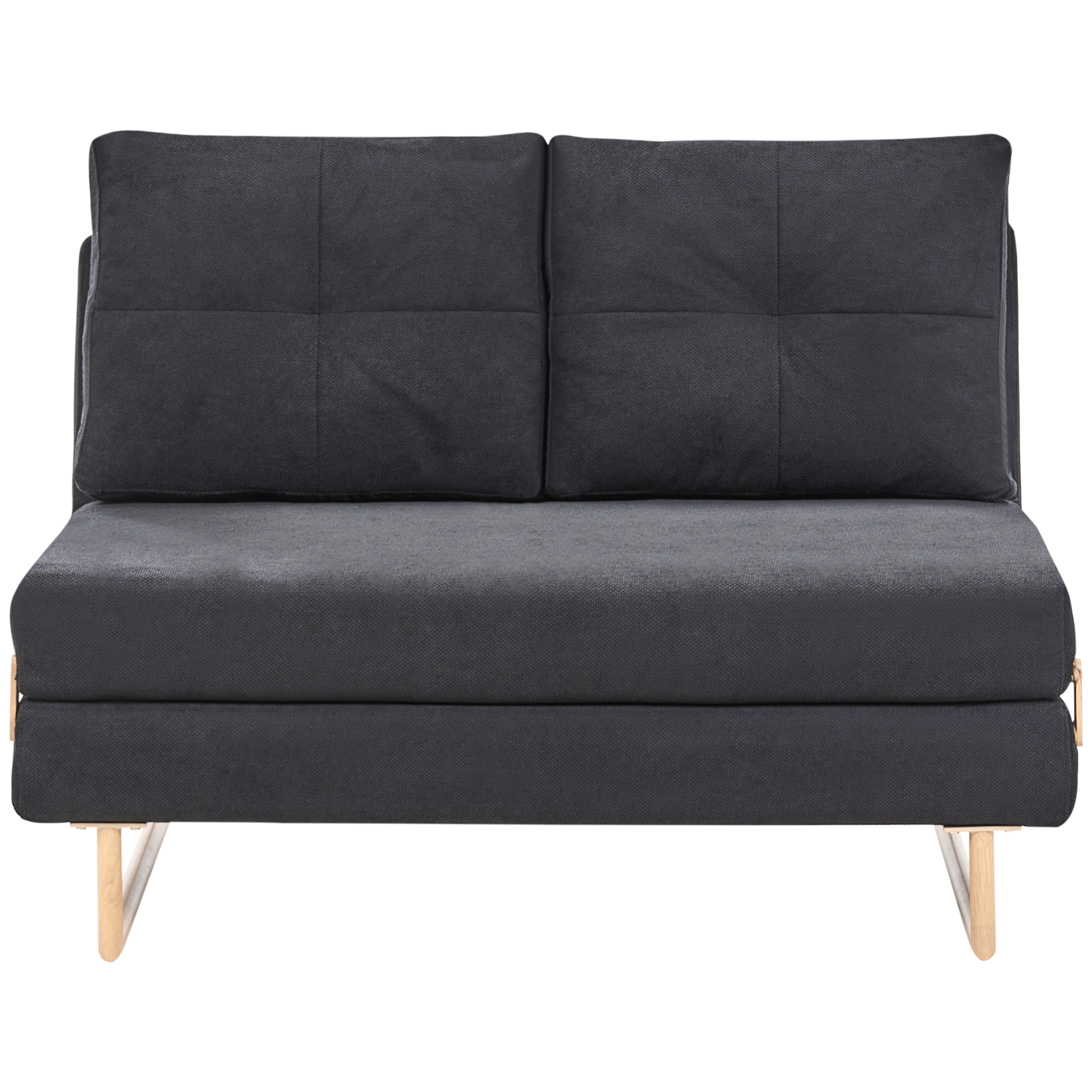 Bäddsoffa 2-sits JERSLEV Svart