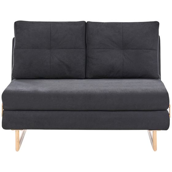 Bäddsoffa 2-sits JERSLEV Svart