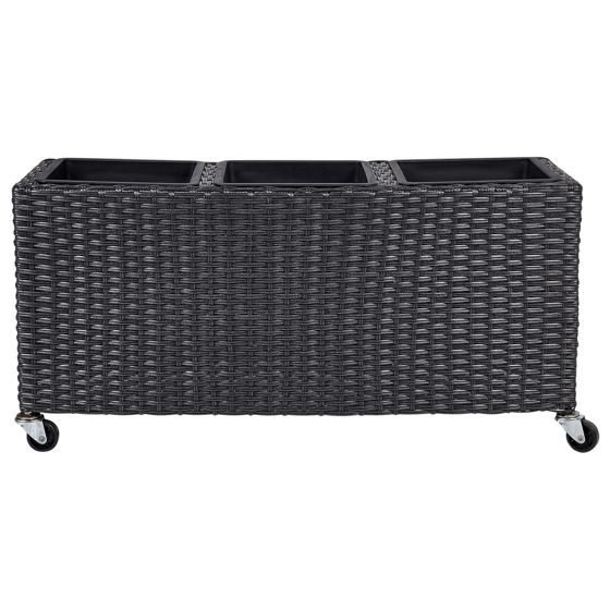 Blomkruka BELLIS 82 cm Konstrotting Svart