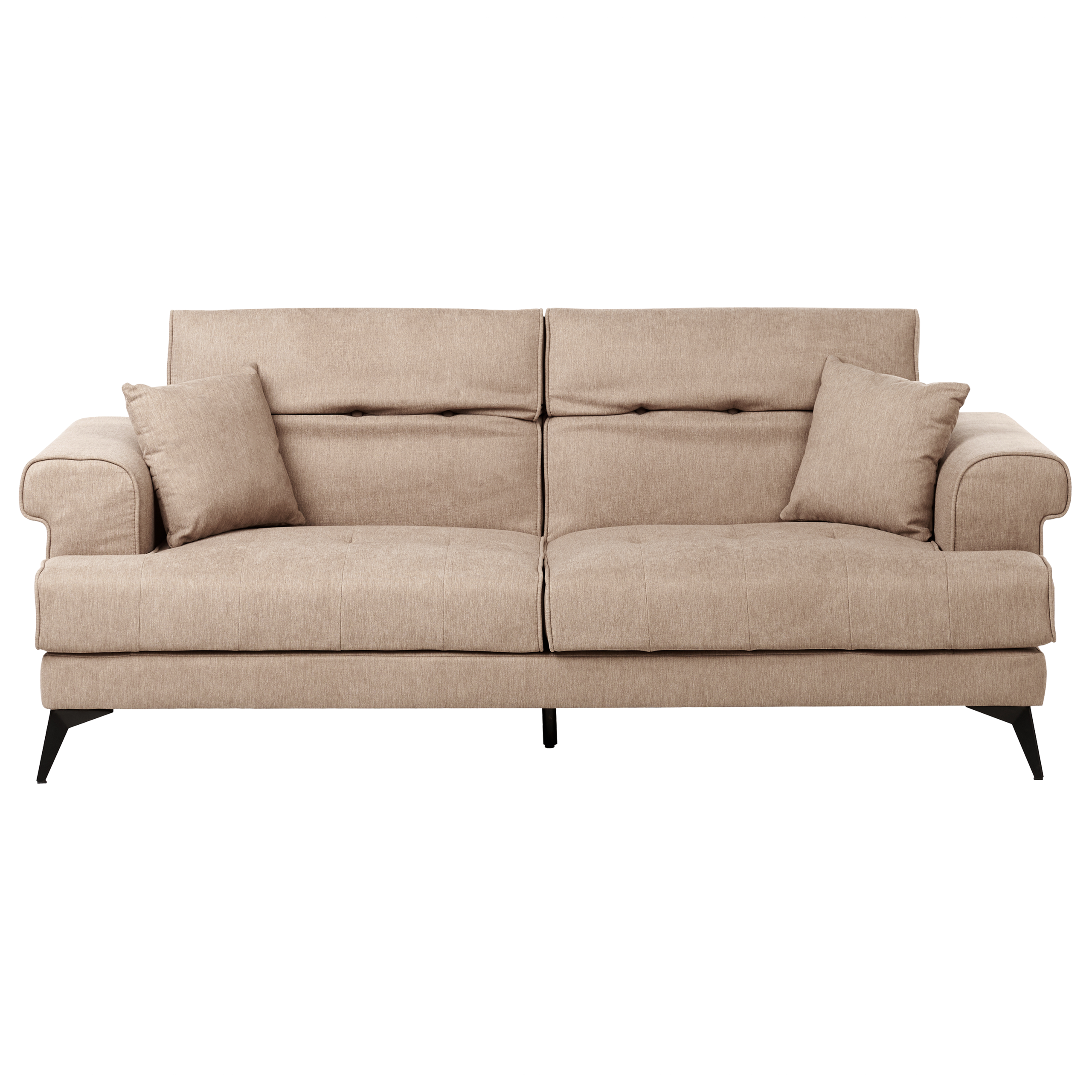 Soffa 3-sits SKIVE Ljusbrun