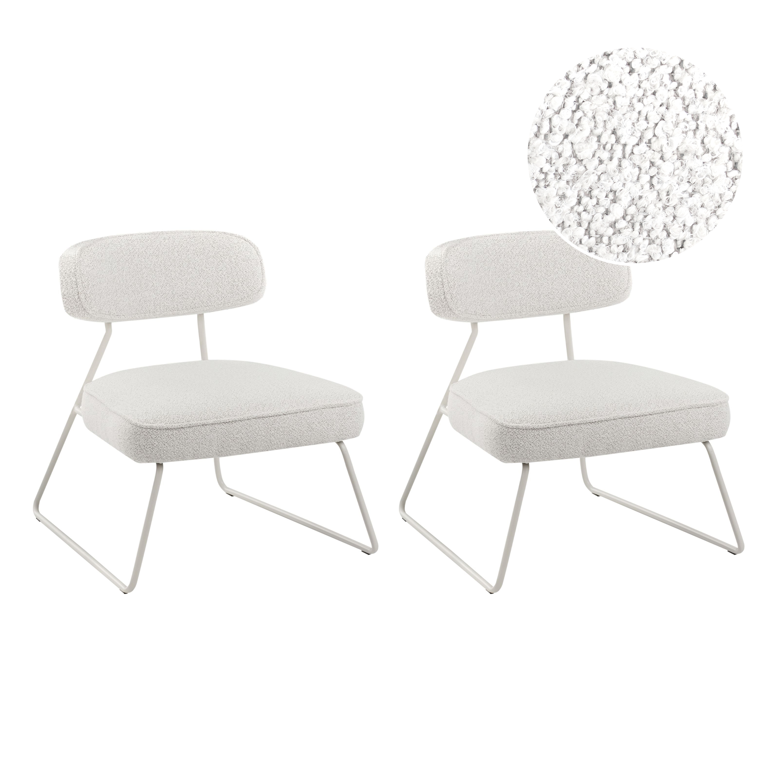 Set med 2 fåtöljer FROVI Off-White