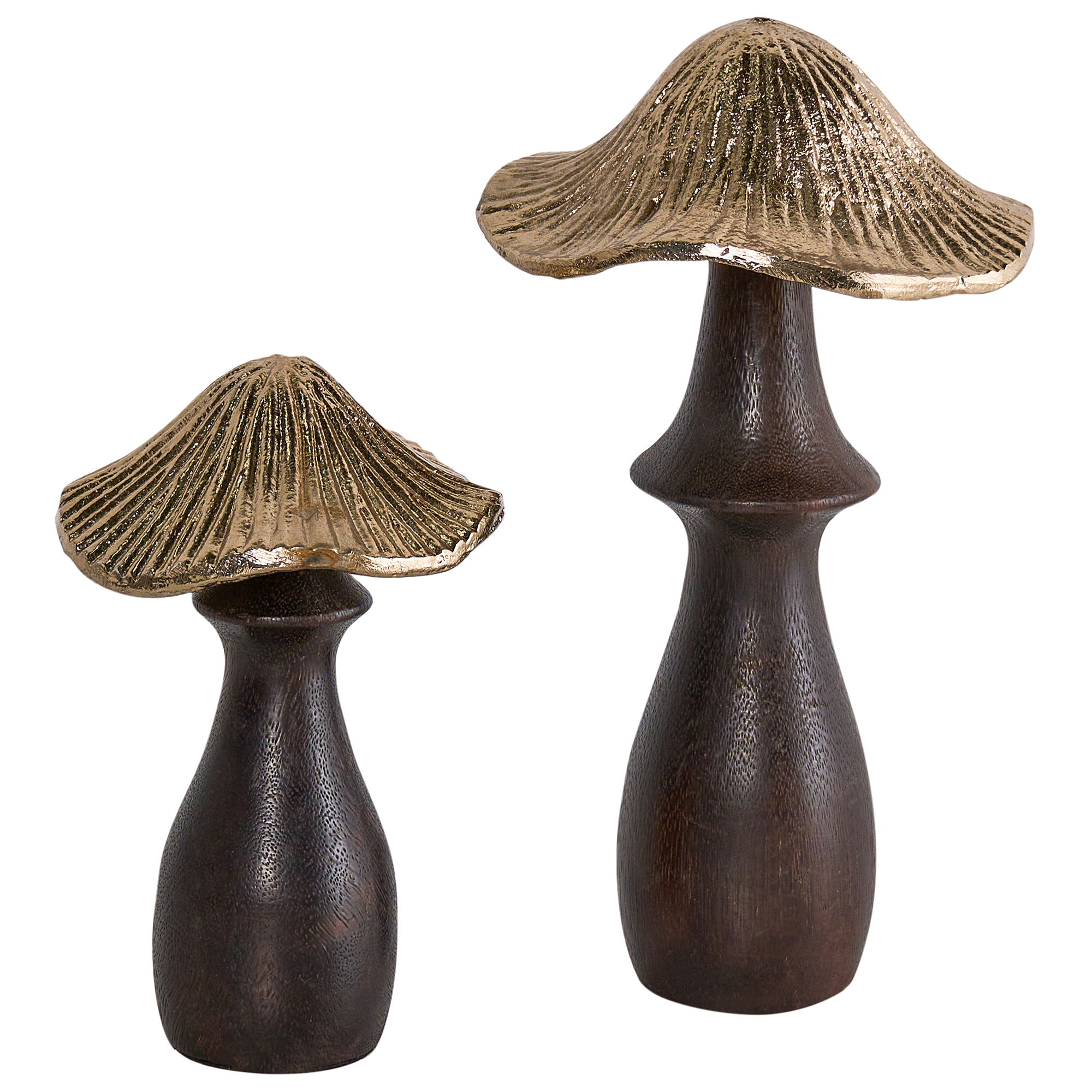 Set med 2 figuriner Svamp DUBLJANI Svart/ Guld
