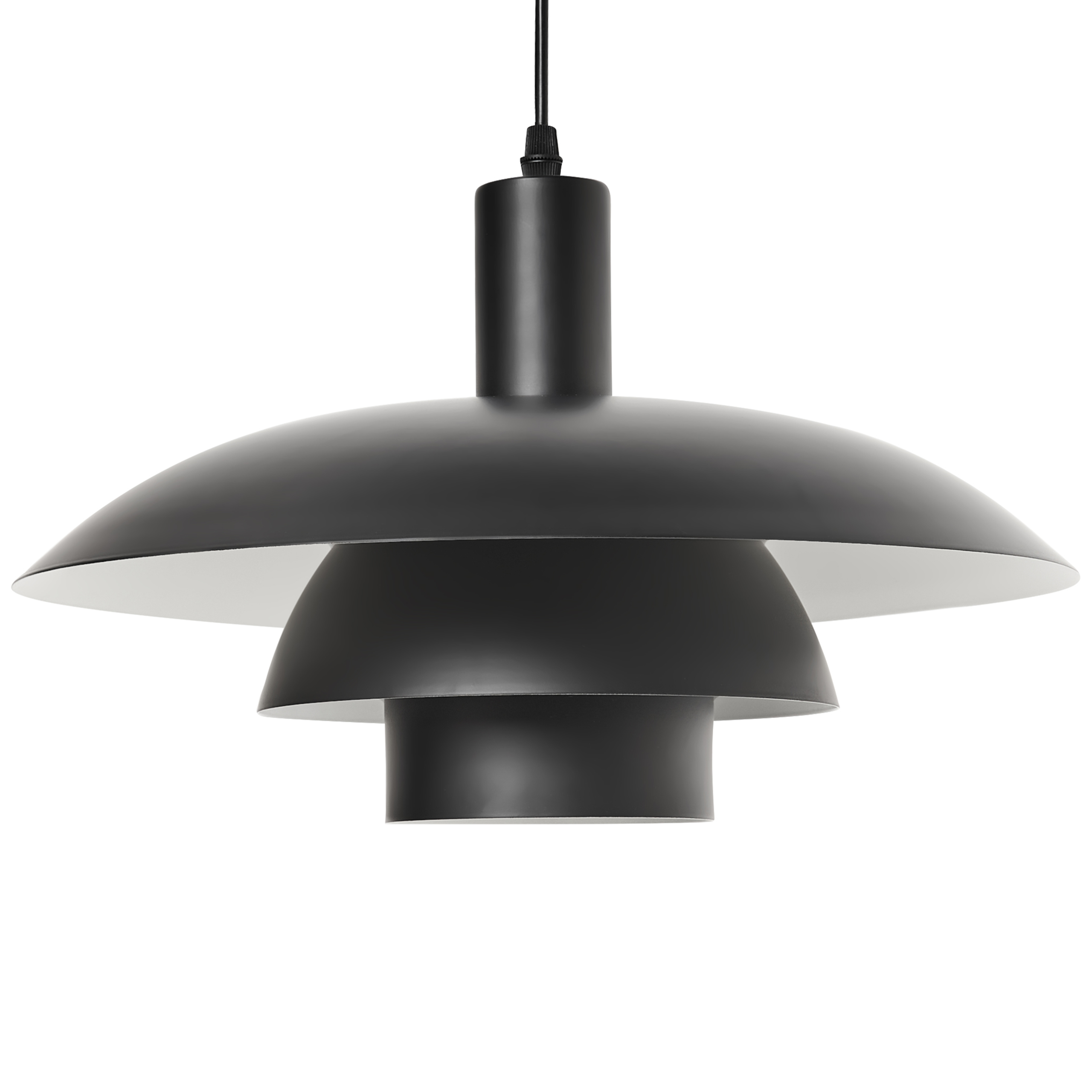 Pendellampa HILBA Metall Svart