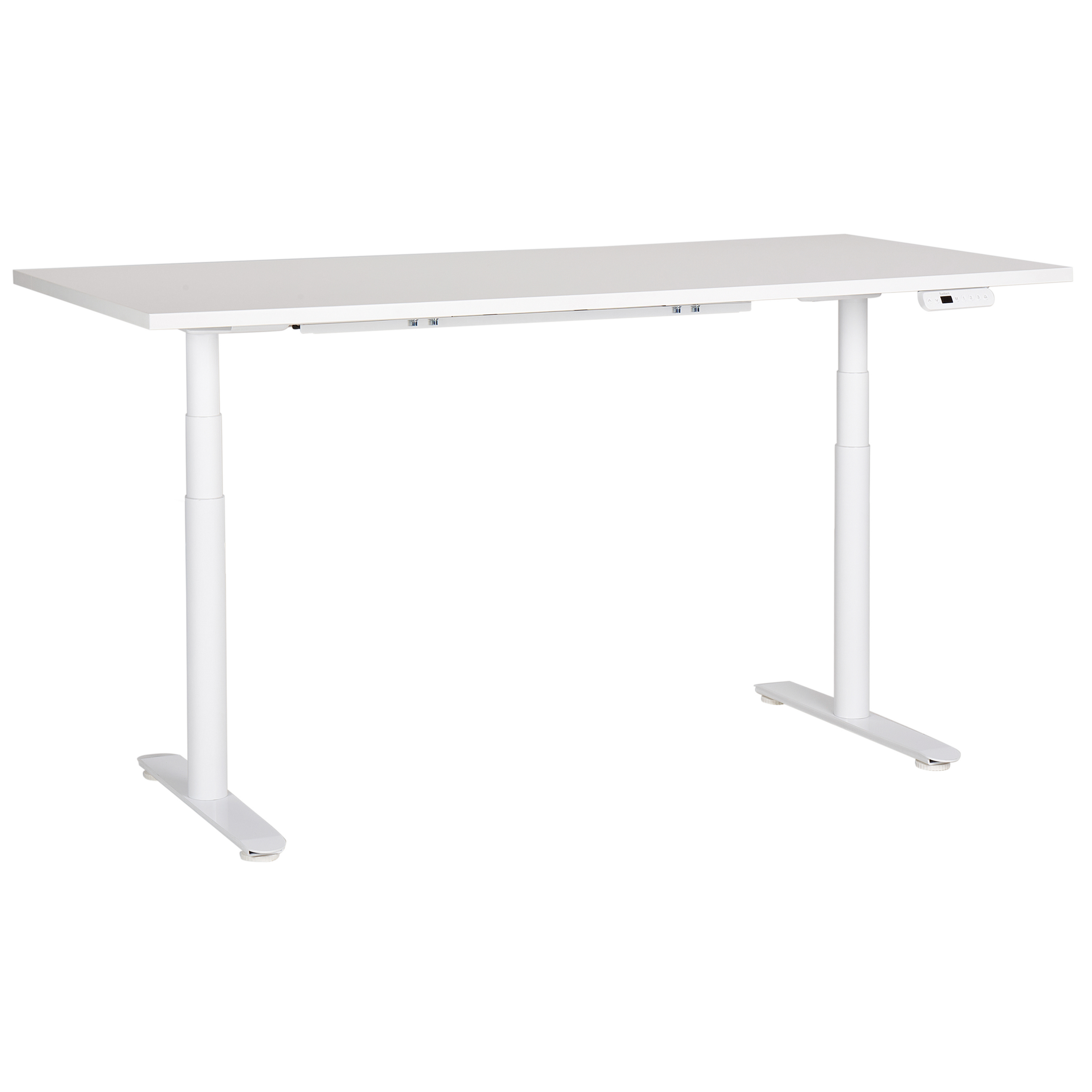 Elektriskt höj- och sänkbart skrivbord DESTINAS 180 cm 80 cm Vit