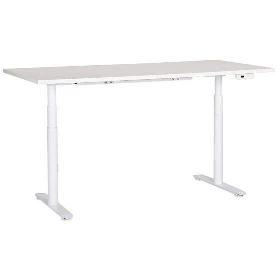 Elektriskt höj- och sänkbart skrivbord DESTINAS 180 cm 80 cm Vit