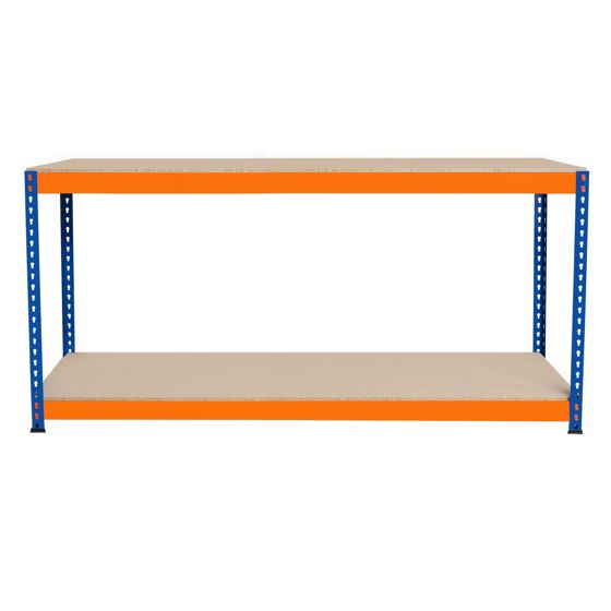 S-Rax skrivbord i 2 nivåer - 180 cm x 45 cm x 90 cm