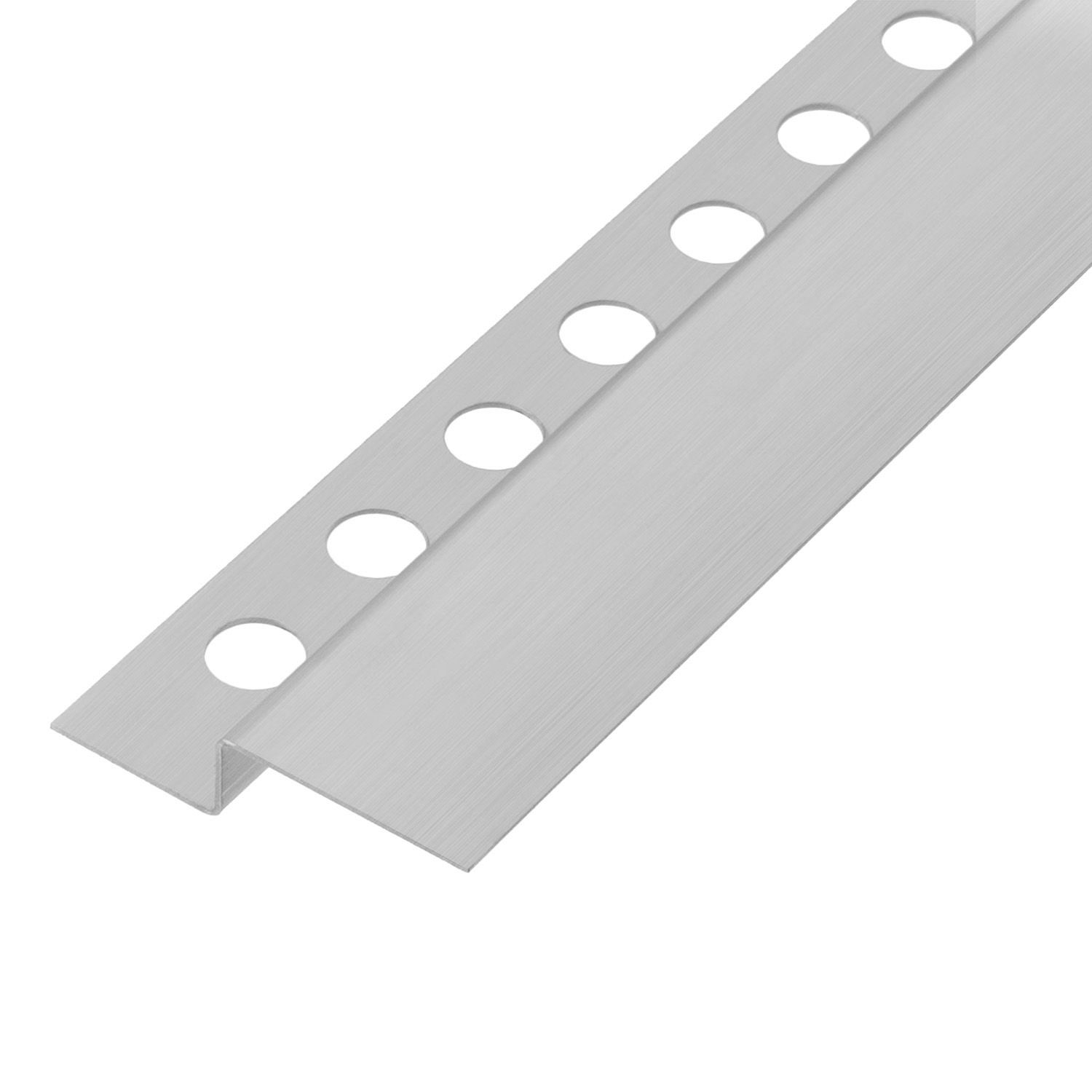 REA Frontlist För Duschkar 130CM Borstad Nickel, 130x1,2x5,2cm