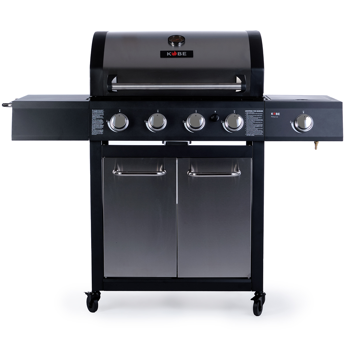 KOBE Gasolgrill PRIMA 4+1, 146x121x57cm