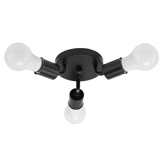 TOOLIGHT taklampa APP701-3C Svart 20x20x8cm
