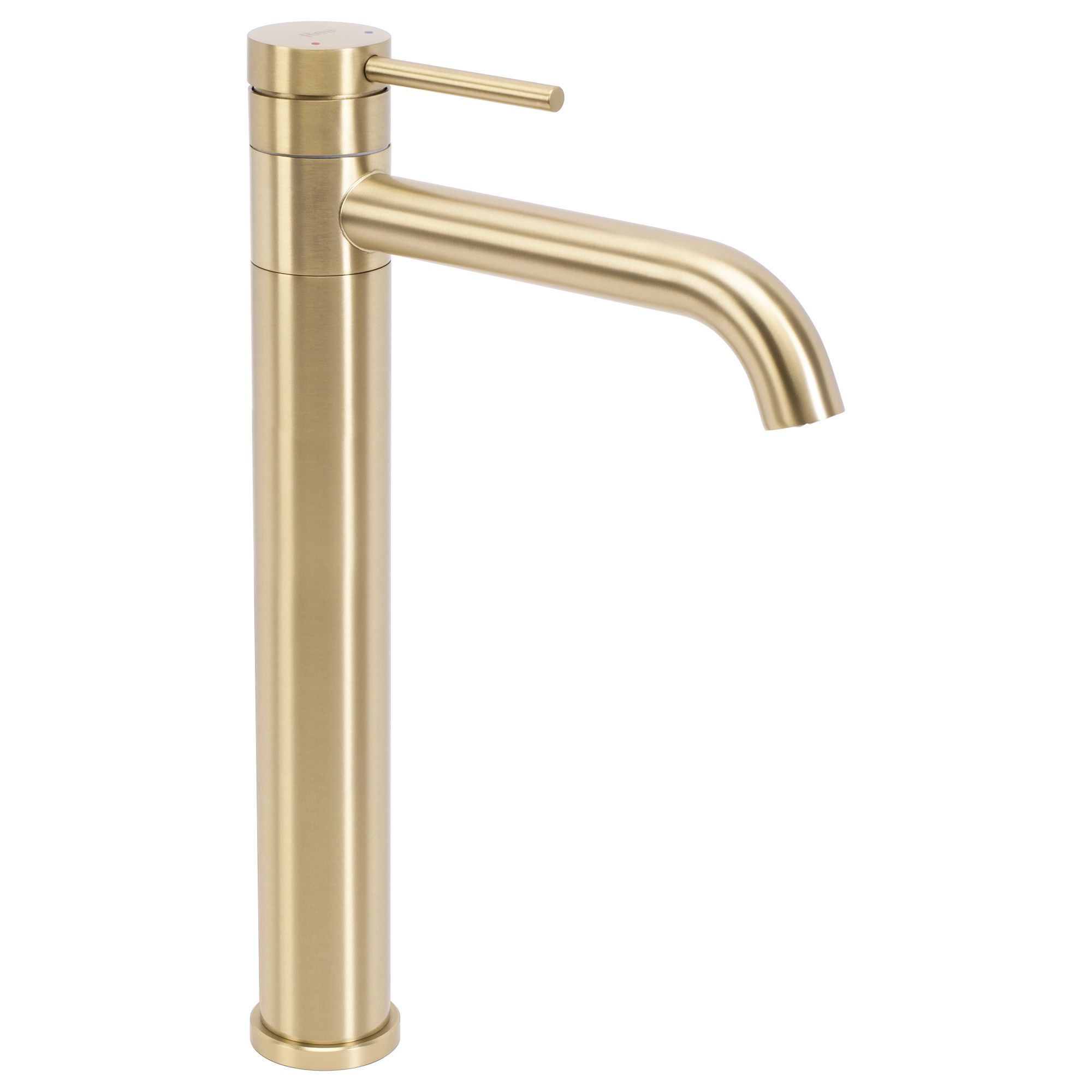 REA Tvättställsblandare LUNGIS Hög Borstat Guld, 16,5x5,2x34,5cm
